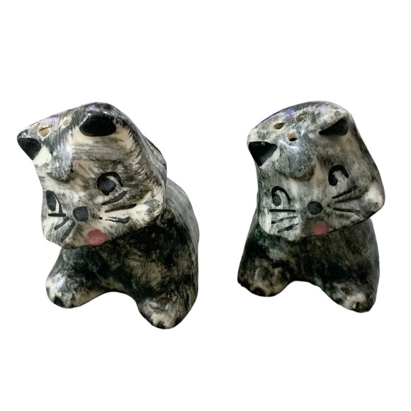 Vintage Cat Salt and Pepper Shakers - Picture 1 of 11